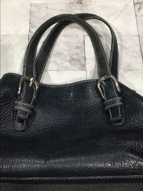 roots navy mini bag